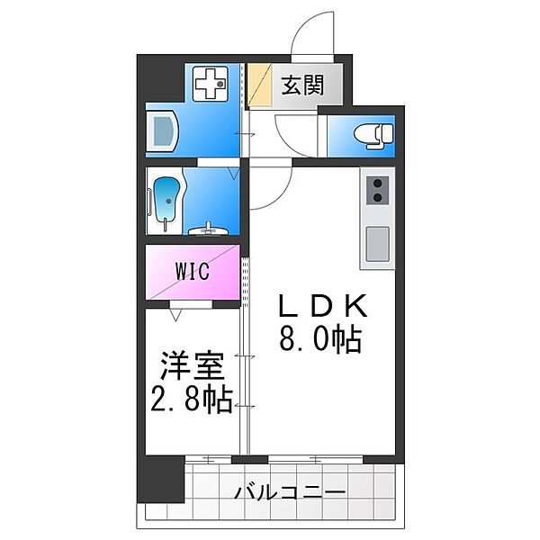 カウニスルーチェ ｜大阪府大阪市住之江区西加賀屋３丁目(賃貸マンション1LDK・6階・30.15㎡)の写真 その2