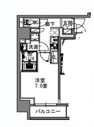 エスレジデンス新御徒町イースト 5階1Kの間取り