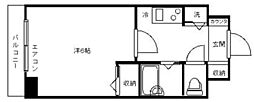 フェニックス初台弐番館 1Kの間取図画像