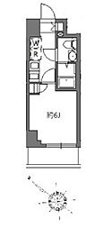 アラート横濱桜木町I 1Kの間取図画像