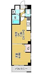 アイビス 1DKの間取図画像