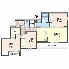 物件の間取り