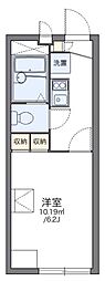 レオパレスNAKATAB 1Kの間取図画像