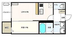 明石市硯町1丁目PJ(仮称) 1LDKの間取図画像