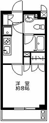 グラシア恵比寿 1Kの間取図画像