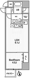 URBANFLATSIkebukuroPremium 1LDKの間取図画像