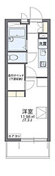 レオパレス中宗岡ドゥーエ 1Kの間取図画像