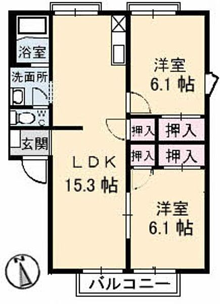 画像2:間取図