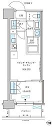 パークアクシス池袋イースト 1LDKの間取図画像