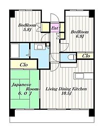 ドムス厚木南 2階