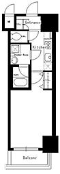 ドールマウスキャッスル 1Kの間取図画像