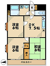 リッジモントゥ鶴牧 3階