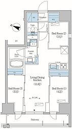 アーバネックス住吉 3LDKの間取図画像