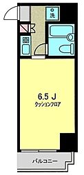 パークノヴァ横浜五番館 1Kの間取図画像