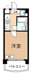 ハーティー@亀戸 1Kの間取図画像
