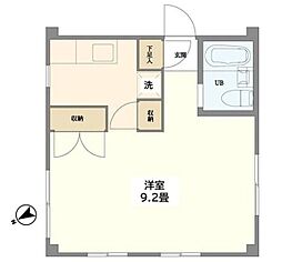 オチマンション ワンルームの間取図画像