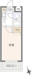 ジョイフル田園調布 1Kの間取図画像