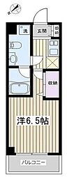 アプレシティ本駒込 2階1Kの間取り