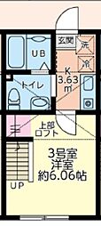 間取図画像 1K