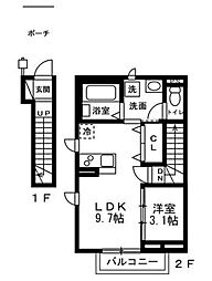 仮)国分寺市富士本1丁目 1LDKの間取図画像