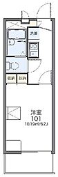 レオパレスふる里 1Kの間取図画像