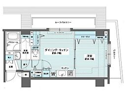 フェニックス高円寺伍番館 6階1DKの間取り