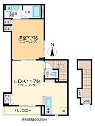 カーサ アビ 2階
