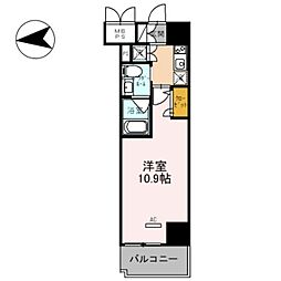フェニックスレジデンス堺東 1Kの間取図画像