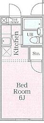 マイタハイム ワンルームの間取図画像