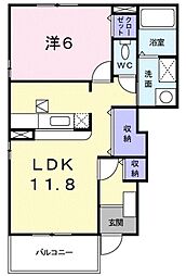 間取図画像 1LDK