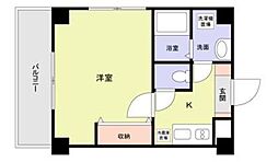 シャッツクヴェレ代々木 1Kの間取図画像