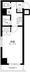 スカイコート蒲田駅前 1Kの間取図画像