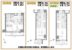 AZEST浮間舟渡II 2階ワンルームの間取り