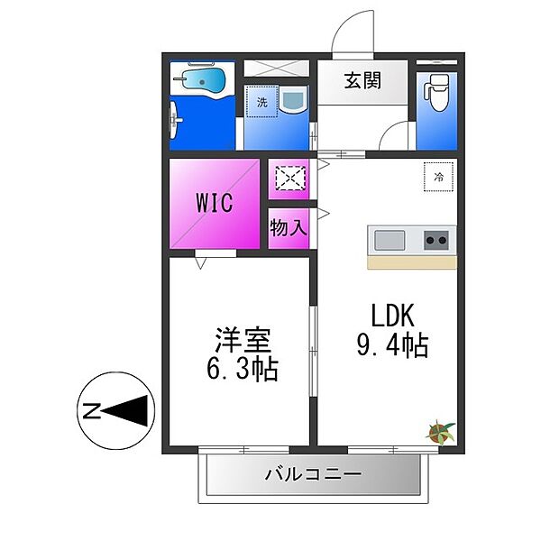 Cozy　Court ｜大阪府八尾市太田７丁目(賃貸アパート1LDK・2階・40.92㎡)の写真 その2