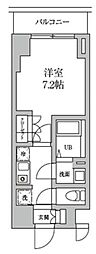 RESIDIA日本橋馬喰町2 1Kの間取図画像