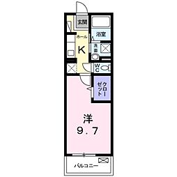 ルーチェ大宮 1Kの間取図画像