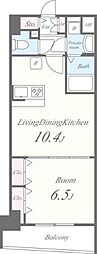 LA.CLAIRE.FONTAINE. 1LDKの間取図画像