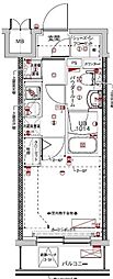 クラリッサ新綱島 1Kの間取図画像