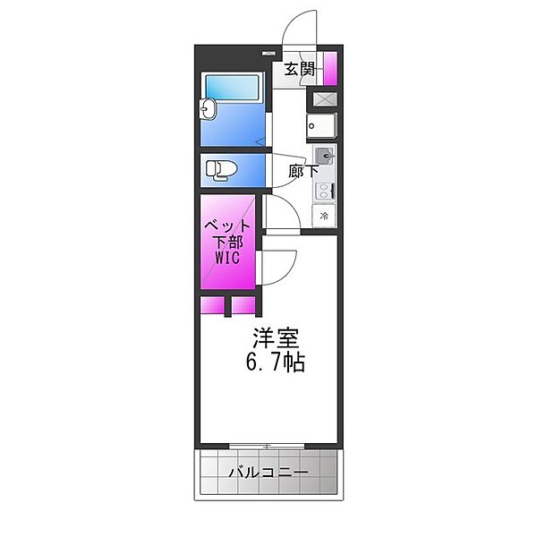 同じ建物の物件間取り写真 - ID:227078463774