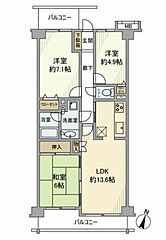 物件の間取り