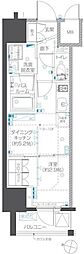 ZOOM本郷 1DKの間取図画像