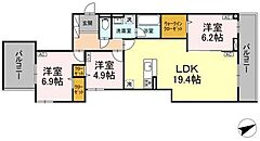 物件の間取り