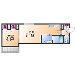 Faseciathemis 1LDKの間取図画像