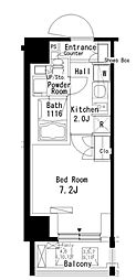ParkAxis板橋本町弐番館 1Kの間取図画像