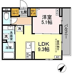 ジェルベーラ東柏ケ谷 3階/301