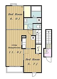 ハピネスII 2階/203
