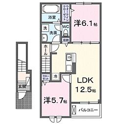 ゾーナ・ヴェルデII番館 2階