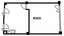 アーバンパーク代官山Iアーバンパーク代官山II 1階ワンルームの間取り