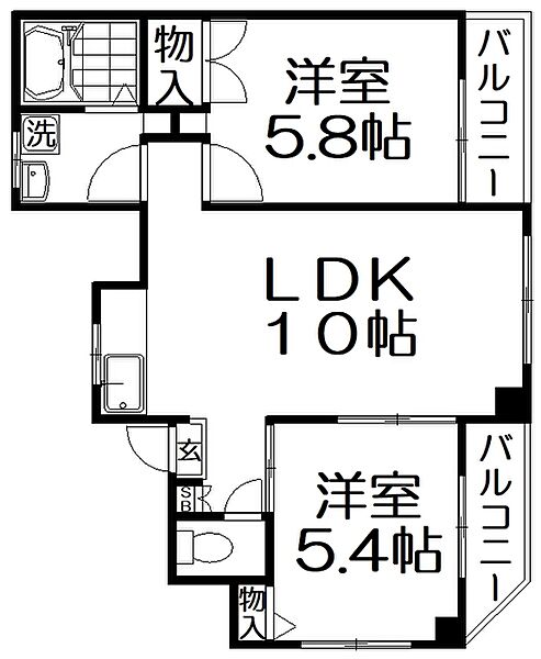 同じ建物の物件間取り写真 - ID:227081589196