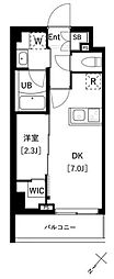ARKMARK上池袋 1DKの間取図画像